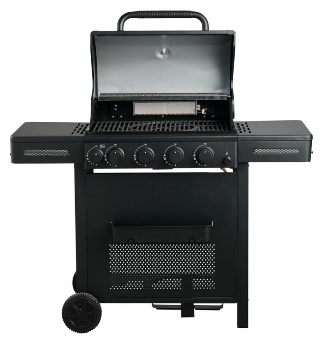 Gasolgrill 4 brännare + 1 bakre brännare 16,9 kW Grillexpert